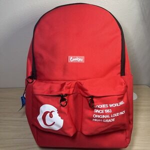 Cookies Backpack Smell Proof Orion Canvas Red